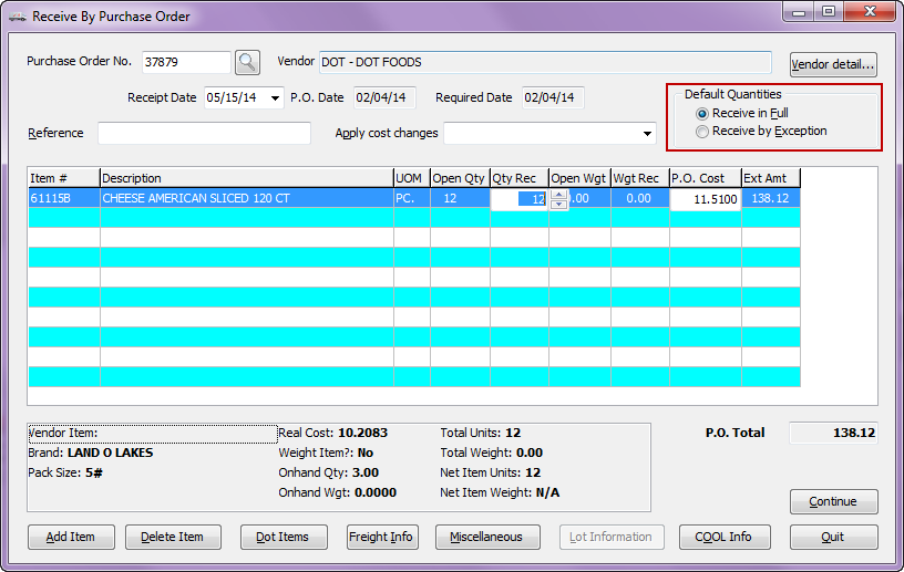 ReceivePO-PO-update-QTY-Cost