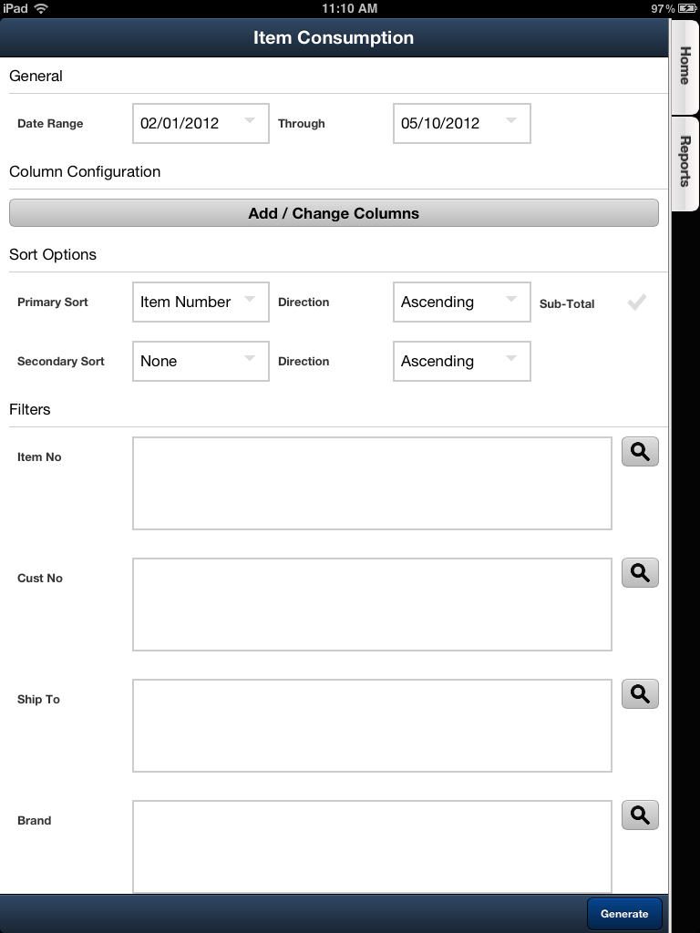 EOP-ItemConsump-rpt-options