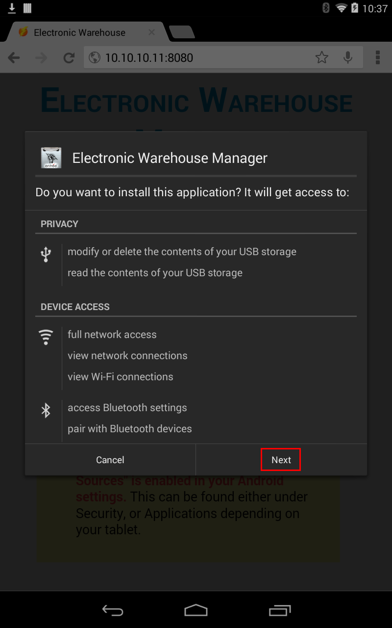 ewm-Install-access1