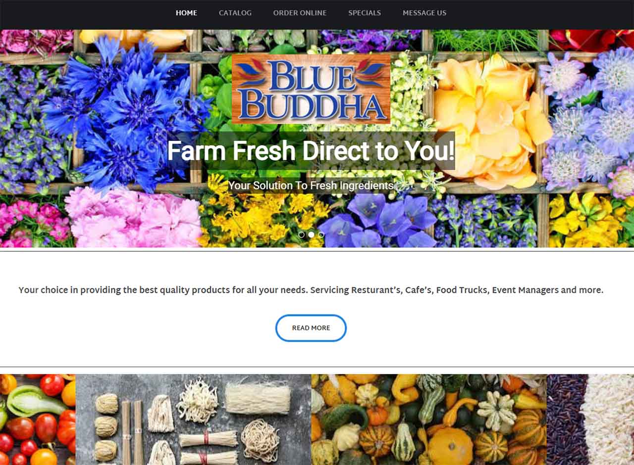 Blue Buddha Specialty Website thumbnail