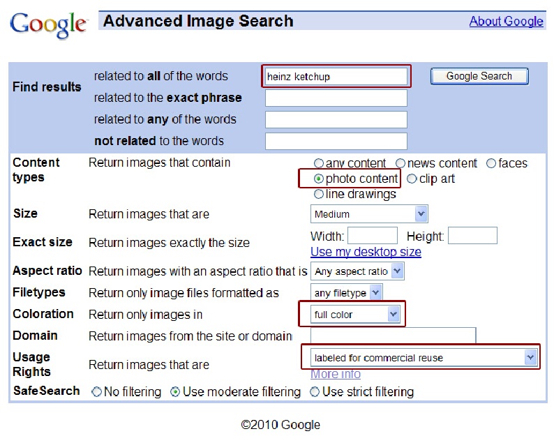Google-AdvImage-Search