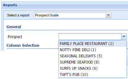 NetAdmin-Reports-ProspectGuideRptMenu