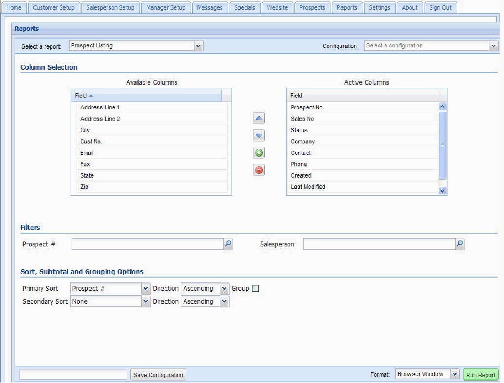 NetAdmin-ReportsTabColumns