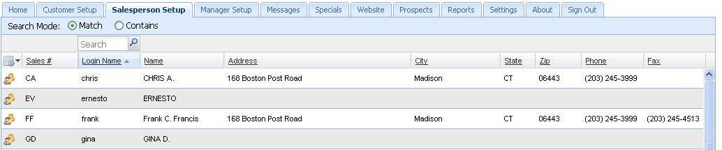 NetAdmin-SalesSetupTab